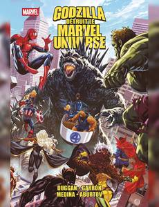 Couverture de la série Godzilla destroys the Marvel Universe