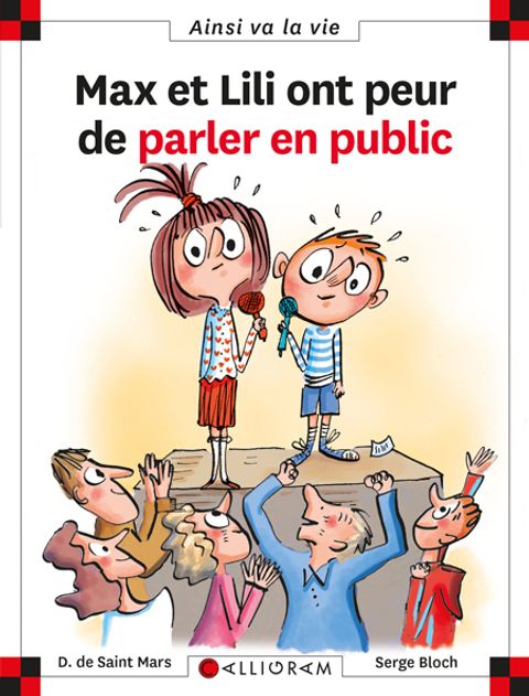 Couverture de l'album Max et Lili ont peur de parler en public