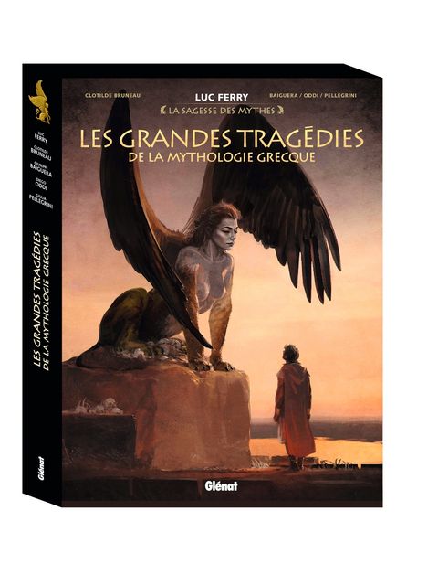 Couverture de l'album Les Grandes Tragédies de la mythologie grecque - Œdipe / Antigone / Dédale et Icare
