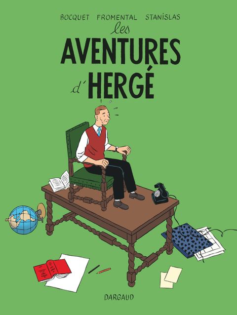 Couverture de l'album Les aventures d'Hergé