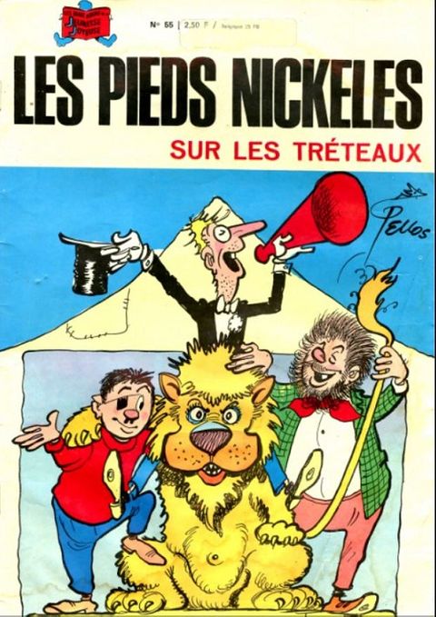Couverture de l'album Les Pieds Nickelés sur les Tréteaux
