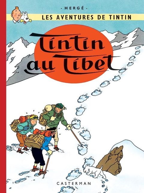 Couverture de l'album Tintin au Tibet (fac-Similé Couleurs 1960)