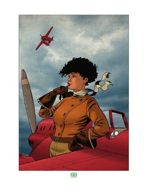 Black squaw - print A3 par alain henriet et patricia usagi - exclusif pulp's bd