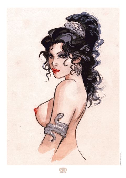 Enrico marini - ex-libris les aigles de rome - signé