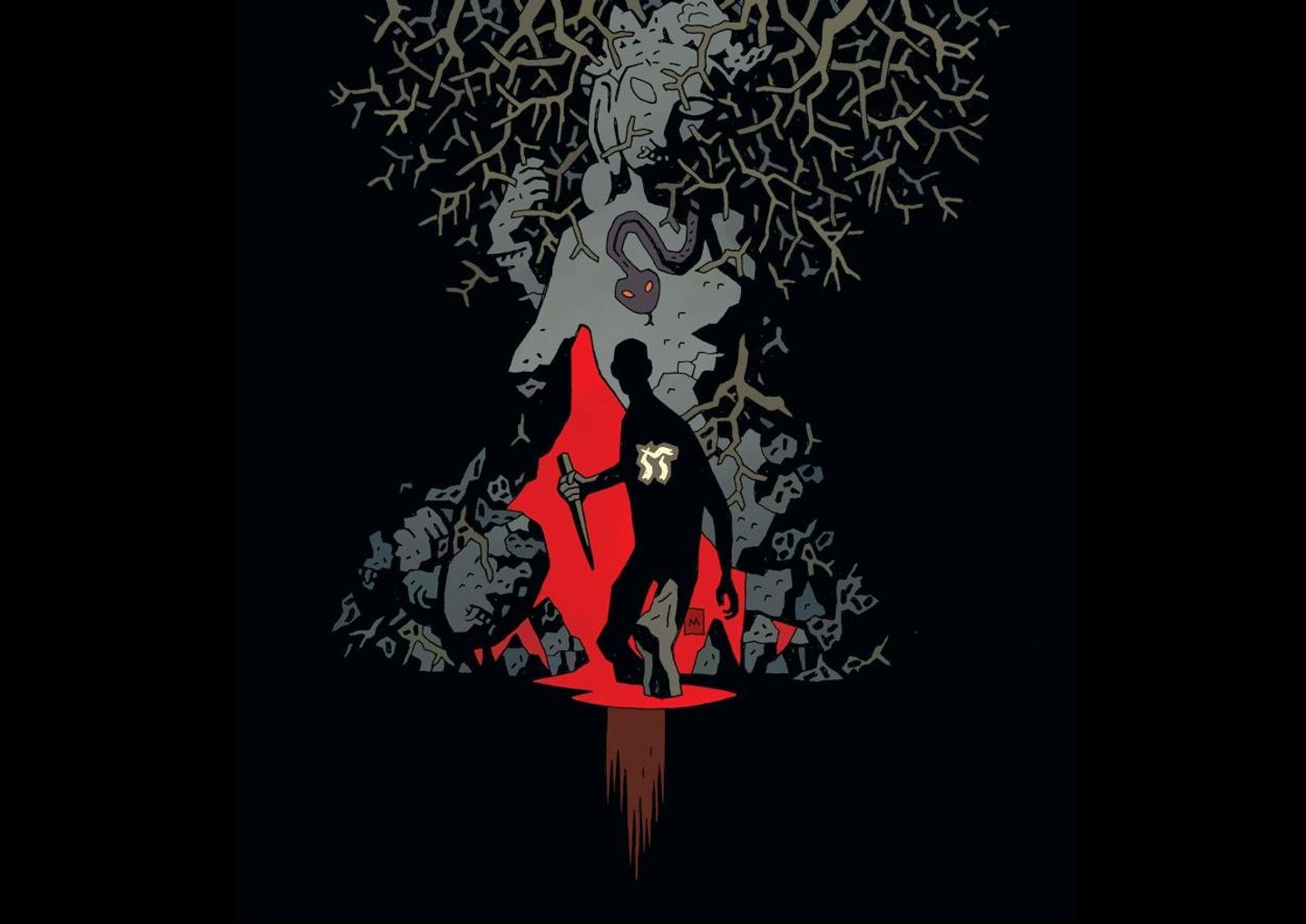 Ex-Libris Hellboy Dossier Secrets - Vampire - Par Mignola
