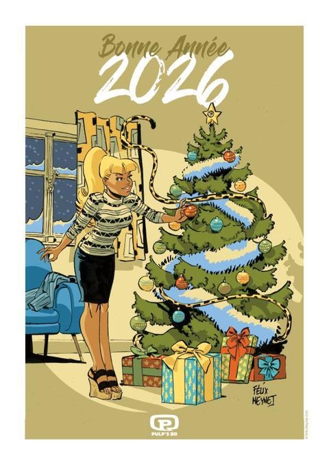 Carte de voeux 2026 par félix meynet - signé