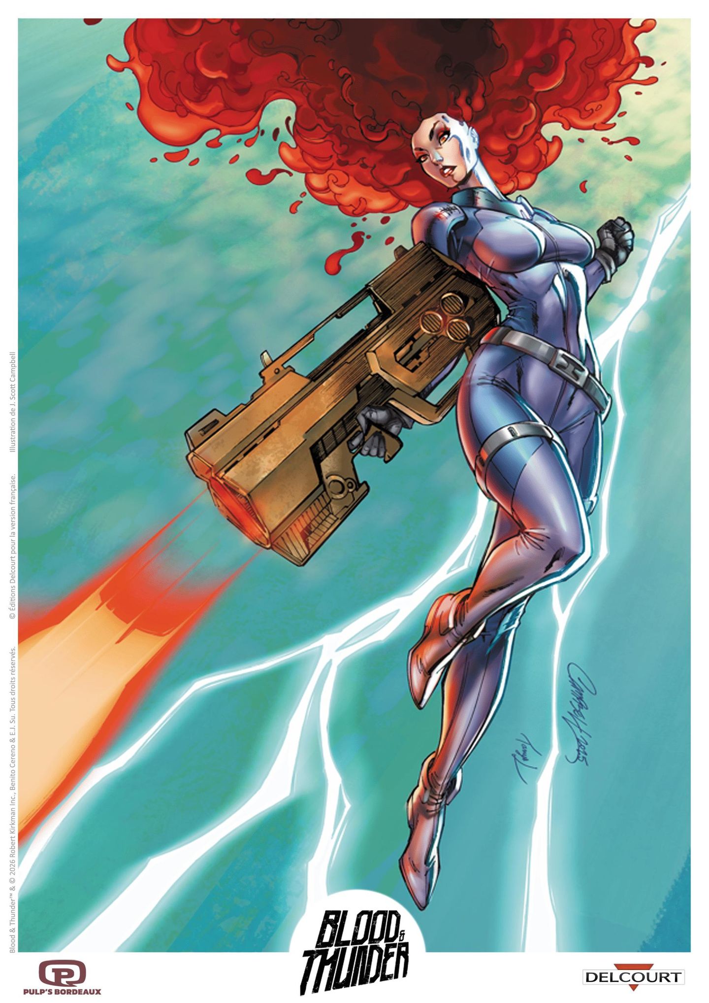 Ex-Libris Print Blood & Thunder par Campbell
