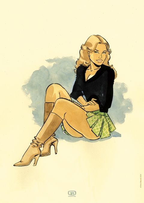 Félix meynet - ex-libris A4 anne - signé