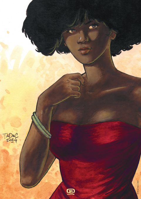 Olivier taduc - major jones - ex-libris A4 signé