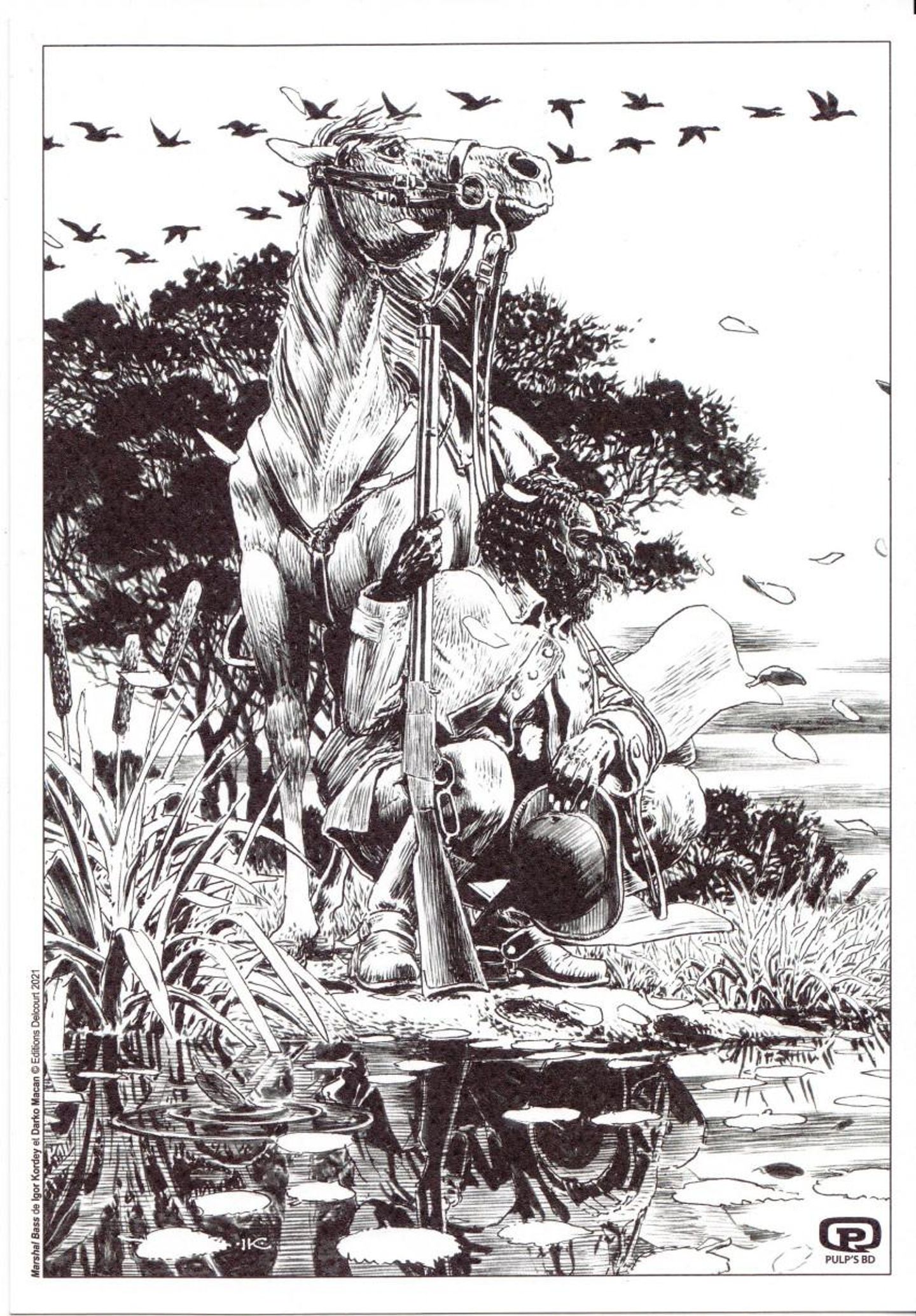 Ex-Libris Marshal Bass T12 - Crépuscule