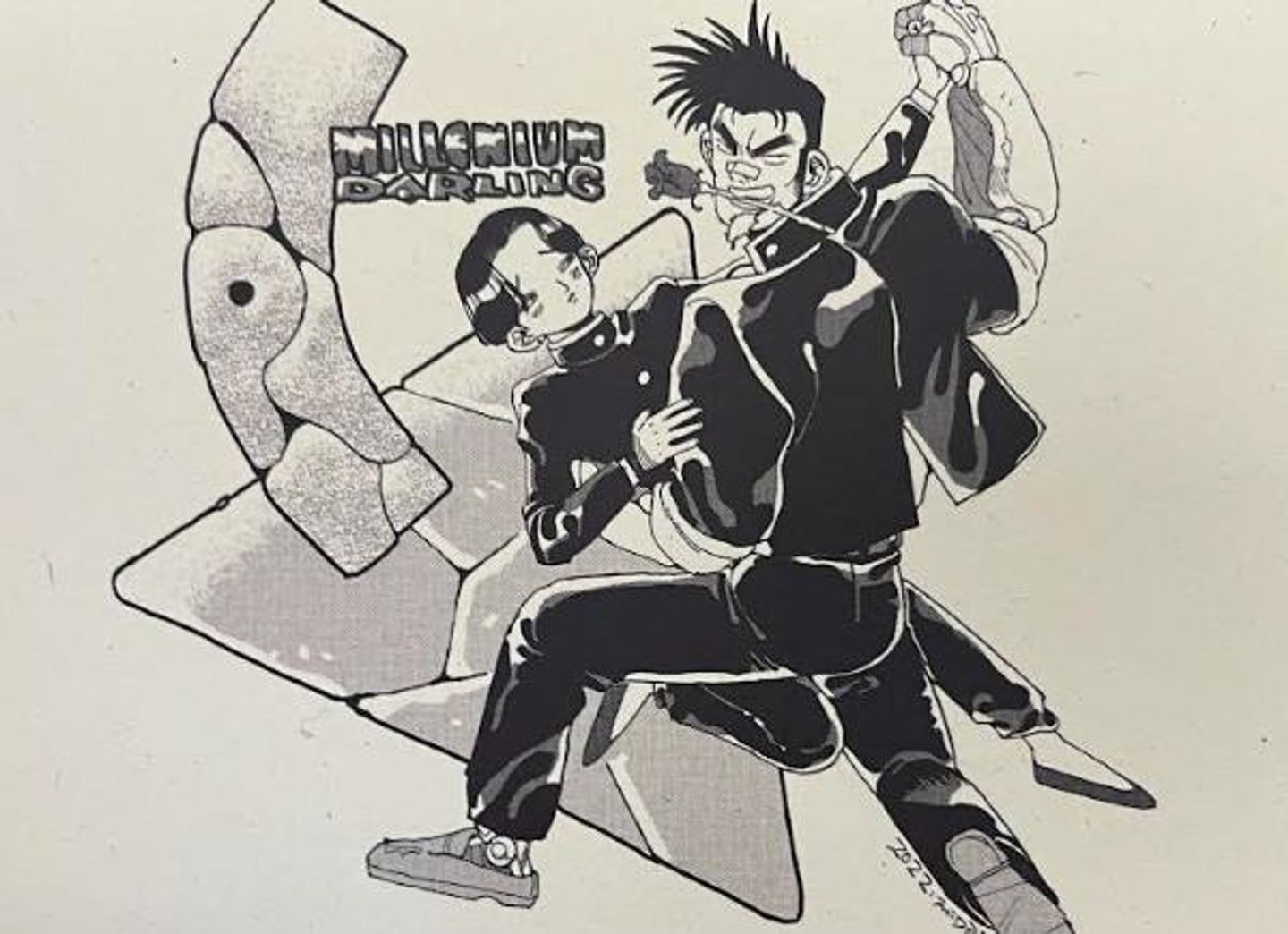 Millenium Darling Ex-Libris Noir et Blanc