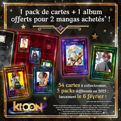 All Stars Ki-Oon 1 - pack de cartes