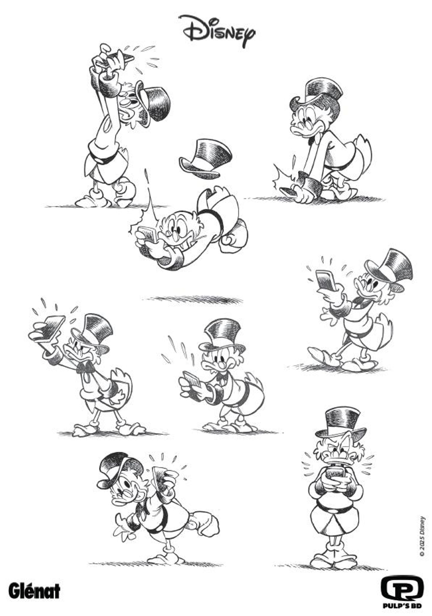 Ex-Libris Picsou et les Bitcoin-coins Collector