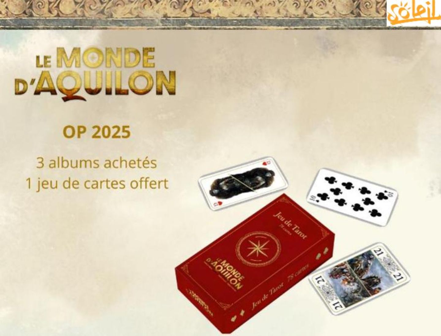 Jeu de cartes Le Monde d'Aquilon