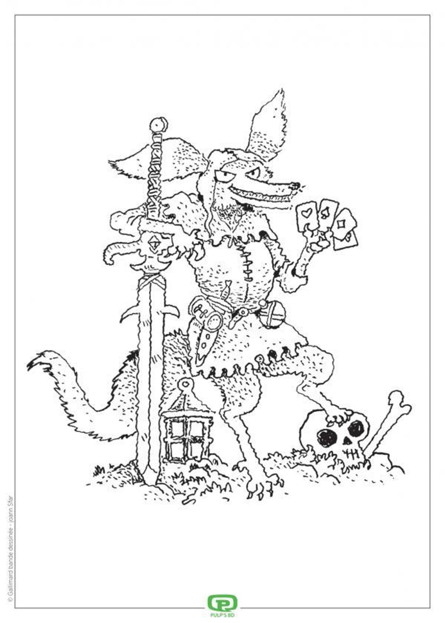 Ex-Libris Chanson de Renart