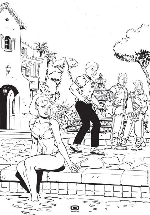 Felix meynet - lot de 3 exlibris double m