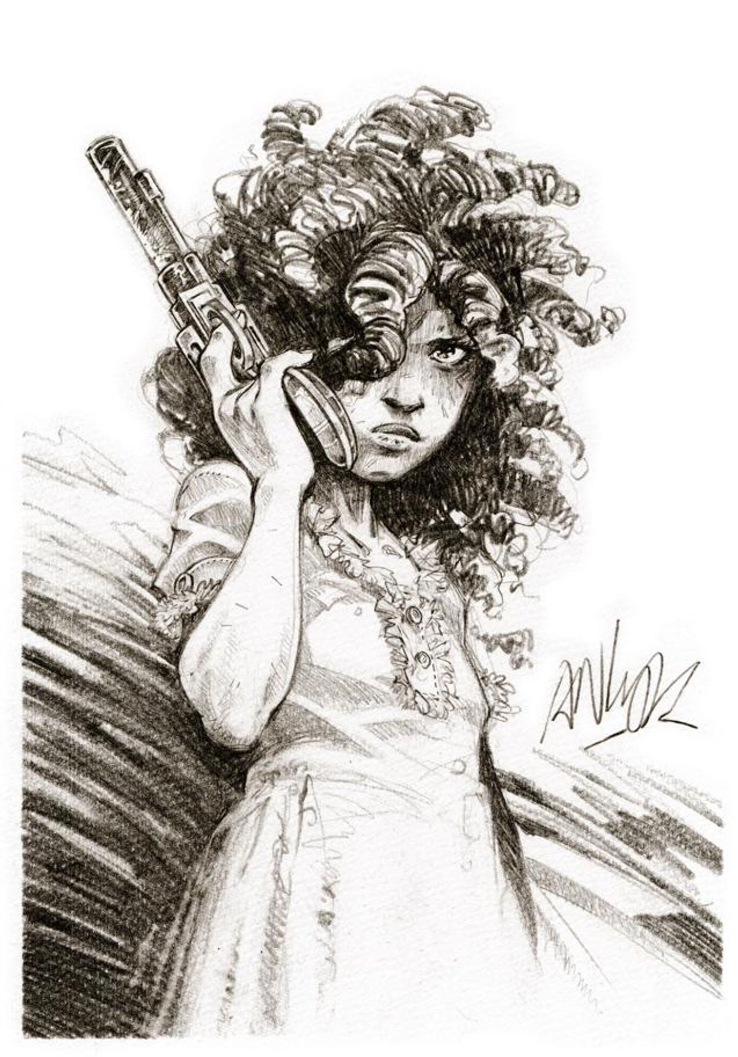 Ex-Libris Ladies with Guns T5