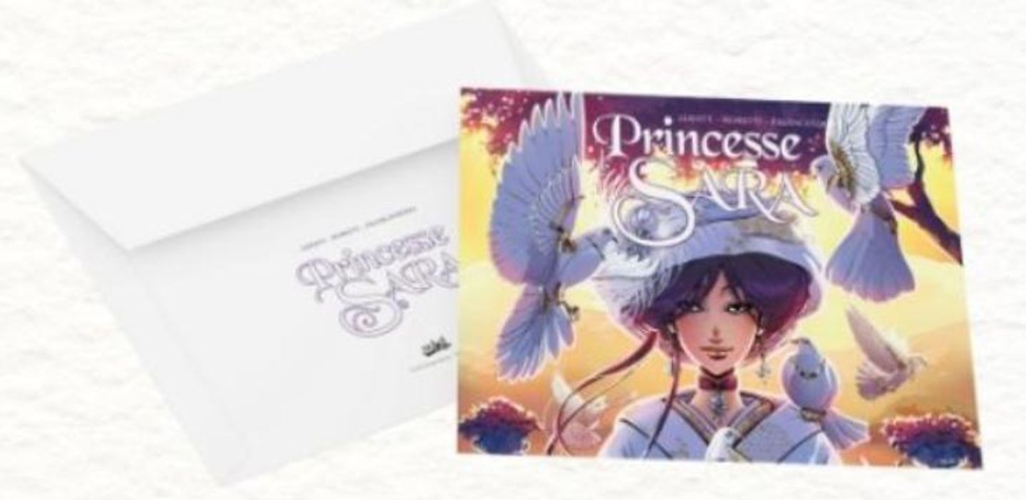 Princesse Sara T15 Enveloppe carte postale
