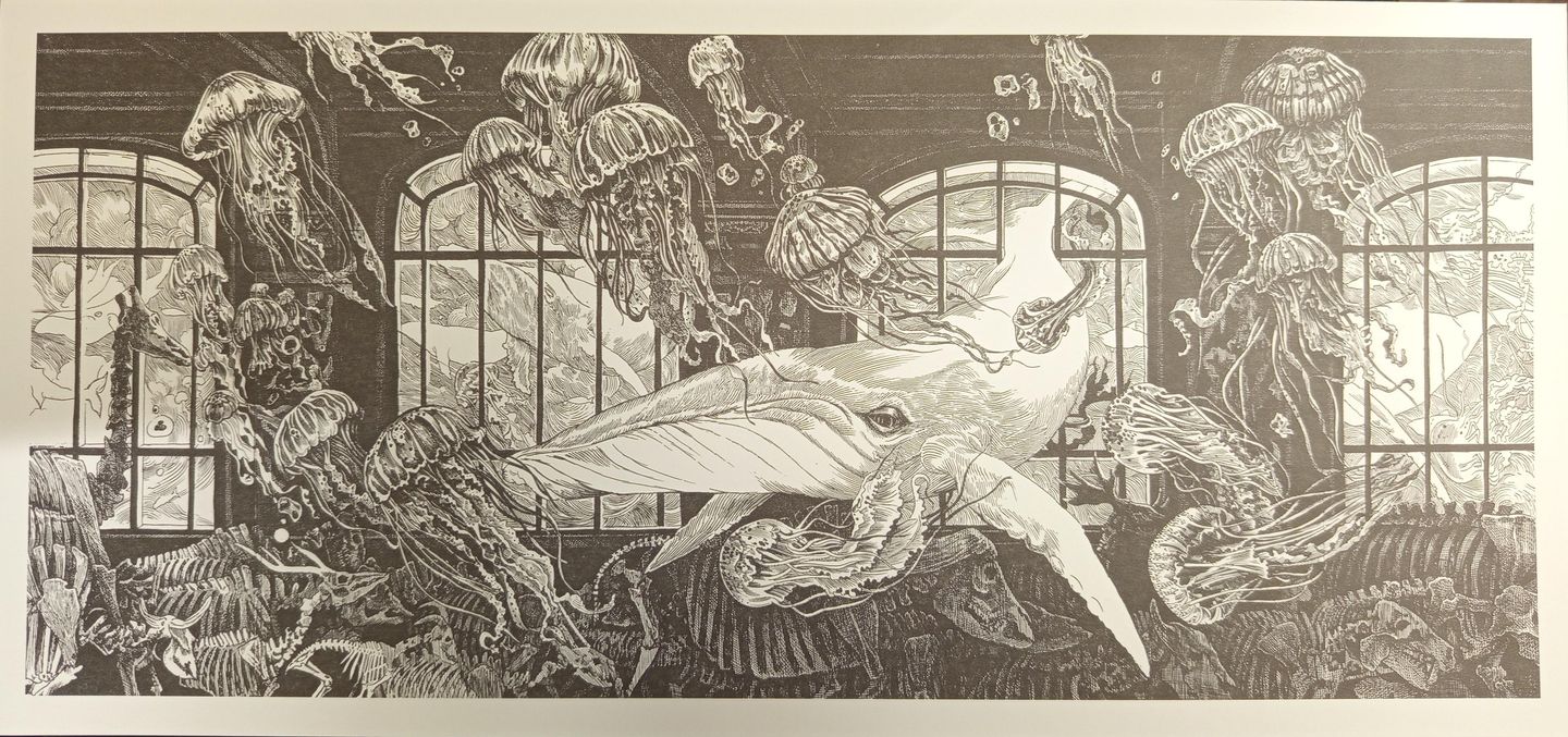 Ex-Libris La Tête de Mort Venue de Suède